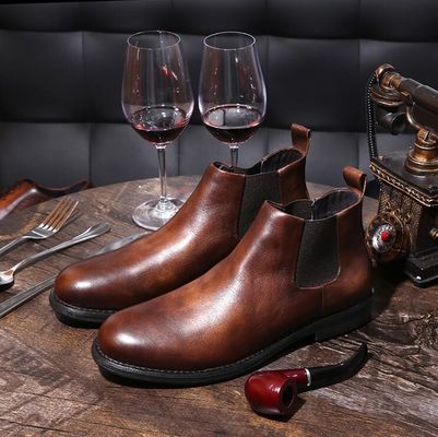 Moda Flat Men Robe de Couro Sapatos Preto Oxford Robe Sapatos Oculto Respirável