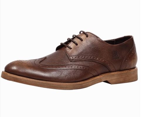 Confortáveis sapatos de couro masculino Derby, calçados descontraídos, calçados de sola macia e respirável para adultos.
