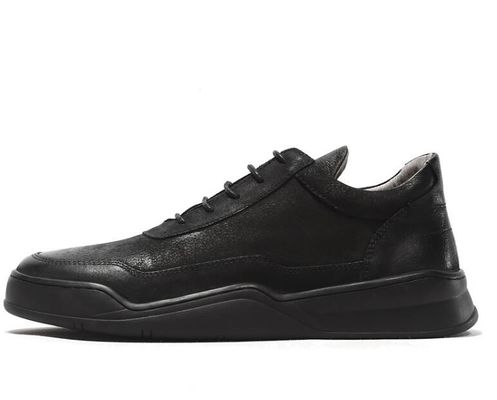 Calçados casuais de couro masculino de outono / primavera Calçados de couro castanho feitos à mão