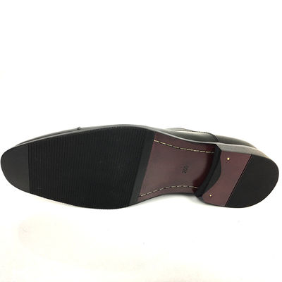 Alemanha Estilo Homens Manual Conforto Sola Oxford Vestido Sapatos Borracha Preto