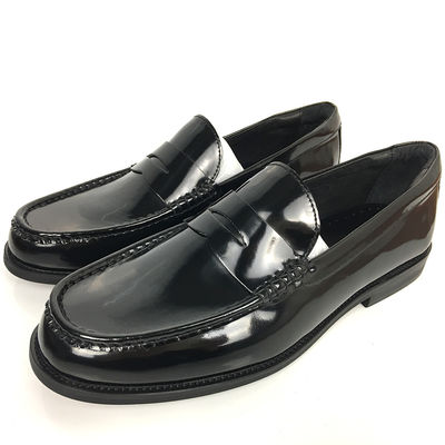 Fashion Style Loafers de cintura para homens, Moccasins sob medida Sapatos de sola de couro