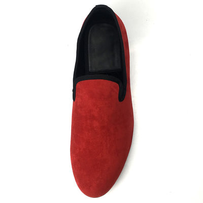 Sapatos de veludo de estilo real de homens