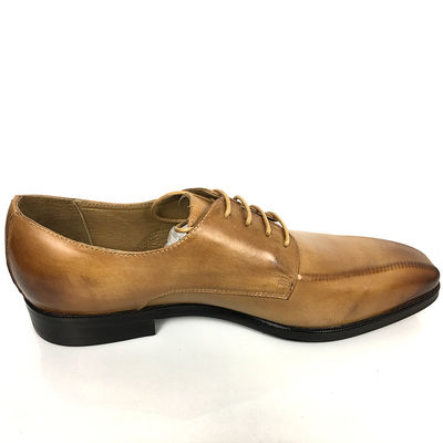 Altura de aumento de elevação vestido sapatos homens de couro Oxford com dedos quadrados