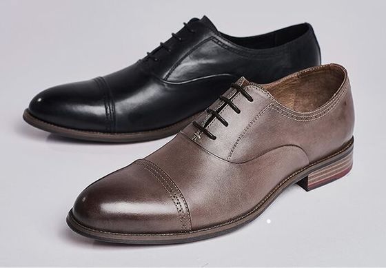 Sapatos duráveis de 3 cm de salto, calçado de couro, calçado de festa, calçado para homens.