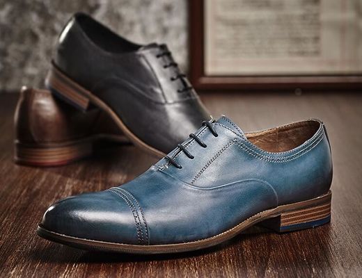 Sapatos duráveis de 3 cm de salto, calçado de couro, calçado de festa, calçado para homens.