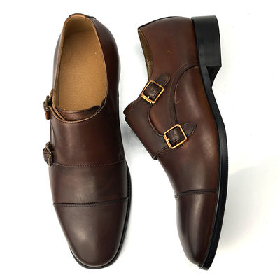 Calçados de Verão Homens Calçados Oxford com Fivela Dupla