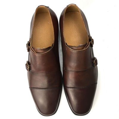Calçados de Verão Homens Calçados Oxford com Fivela Dupla
