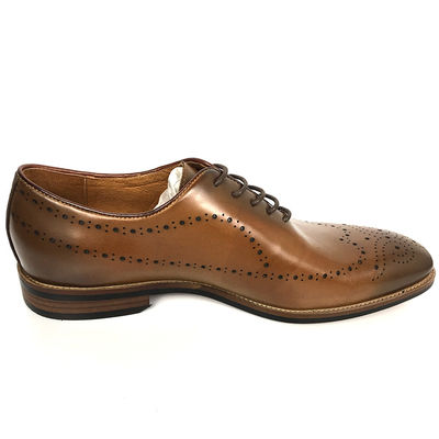 Inglaterra Estilo Moda Homens Escritório Formal Brogue Calçado de Couro Com Grande Tamanho