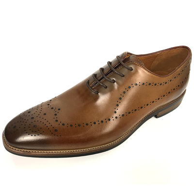 Inglaterra Estilo Moda Homens Escritório Formal Brogue Calçado de Couro Com Grande Tamanho
