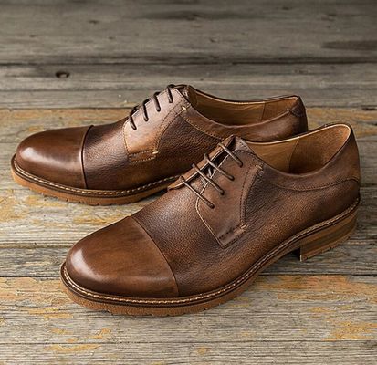 Vestido casual de negócios masculino Sapatos de couro masculino Plus - tamanho 45 46 47