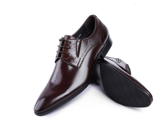 Marca Wingtip Oxford Luxury Homem Calçados de Couro, Calçados de Couro Original Esculpidos