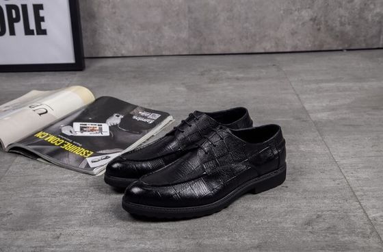 Slip preto com dedos redondos Homens vestido formal Sapatos Primavera / Outono Confortável