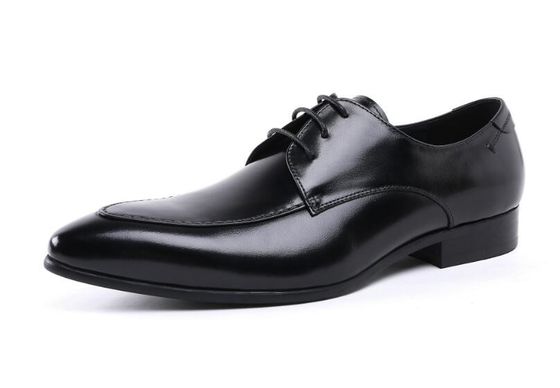 Embossing Design Patent Leather Black Dress Shoes, Lace Up Dress Shoes