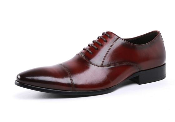 Exército de Oxford Ceremonial Couro Vermelho Oficiais Militares Homens Sapatos 39-45# Tamanho