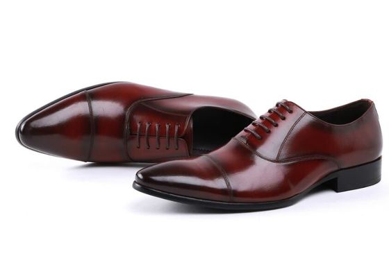 Exército de Oxford Ceremonial Couro Vermelho Oficiais Militares Homens Sapatos 39-45# Tamanho
