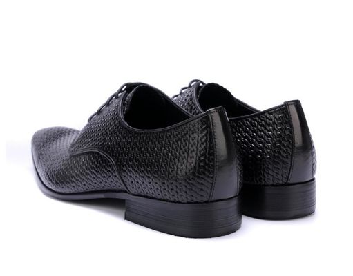 Todos tecidos de roupas de couro, calçados de couro Oxford, calçados para homens.