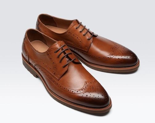 Estilo clássico Derby preto, sapatos de vestimenta, homens retrô, sapatos de vestimenta Oxford
