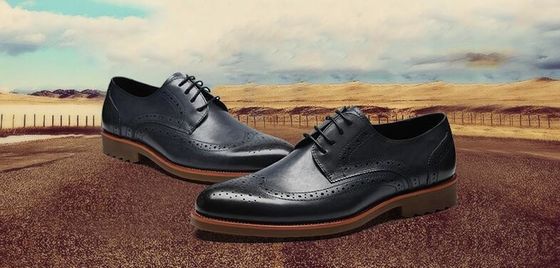 Estilo clássico Derby preto, sapatos de vestimenta, homens retrô, sapatos de vestimenta Oxford