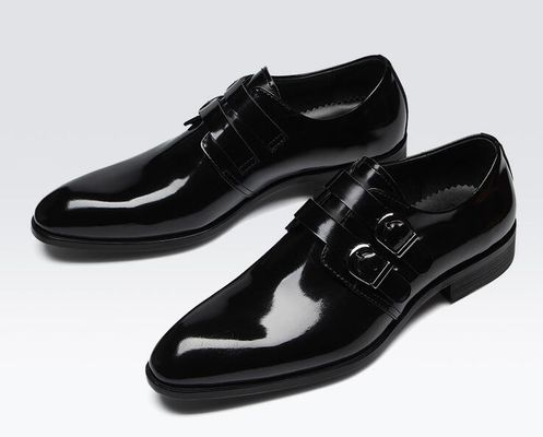 Retro Brogue Homem Sapatos Formal, Escritório Negro Sapatos Oxford