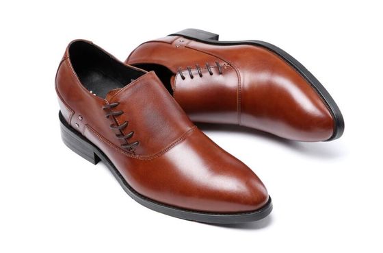 Sapatos de couro masculino para escritório, festa, dança, casamento.
