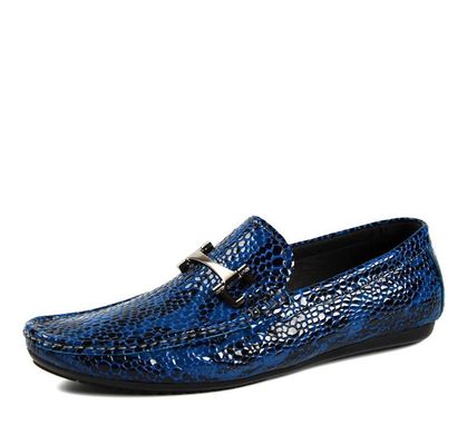 Alligator Homens de Couro Original Loafers Casual Outdoor Homens PU Loafers