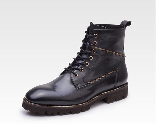 Botas Militares de Couro Genuino Respiráveis Homens Botas de Treinamento do Exército Impermeáveis