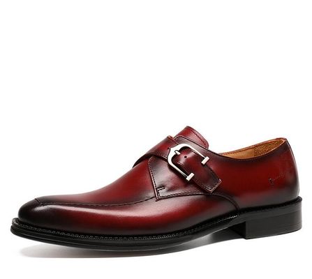 Sapatos de roupa de couro genuíno de Oxford / Luxo Sapatos com alças de 3cm