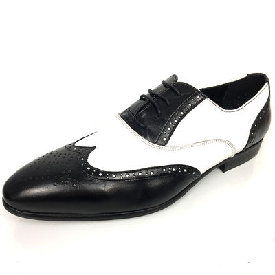 Negócios Sapatos de vestido de noiva para homens / Sapatos de couro tecido para homens