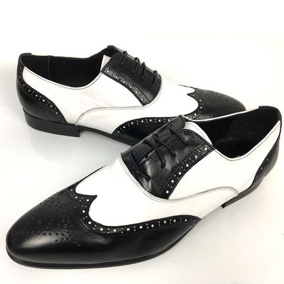 Negócios Sapatos de vestido de noiva para homens / Sapatos de couro tecido para homens
