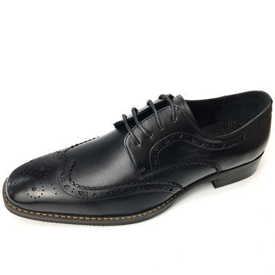 Calçados de couro casual masculino / Calçados de Oxford preto masculino Moda estilo italiano