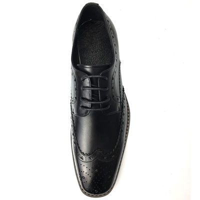 Calçados de couro casual masculino / Calçados de Oxford preto masculino Moda estilo italiano