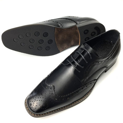 Calçados de couro casual masculino / Calçados de Oxford preto masculino Moda estilo italiano