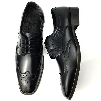 Calçados de couro casual masculino / Calçados de Oxford preto masculino Moda estilo italiano