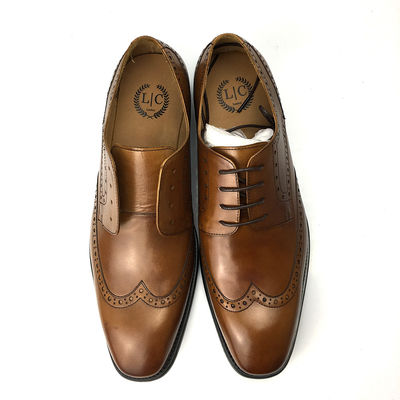 Sapatos originais de vestido de noiva para homens / sapatos de salto baixo para festa de casamento