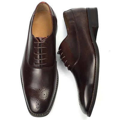 Categoria Brogue Vestido de casamento masculino Sapatos Impressão personalizada Logotipo Loafer Design