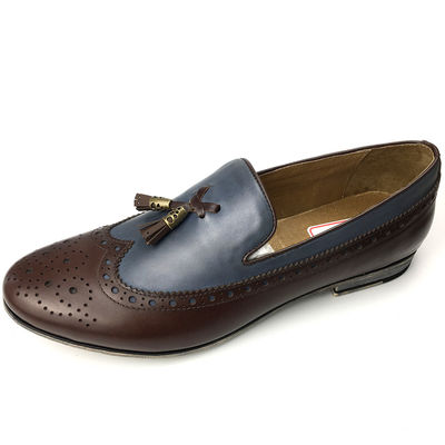 Mocasins de couro masculino Sapatos / Loafers Casual masculino Couro genuíno superior
