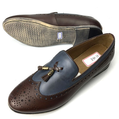 Mocasins de couro masculino Sapatos / Loafers Casual masculino Couro genuíno superior
