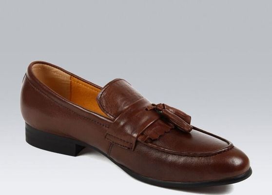 Sapatos masculinos / Sapatos de roupa de couro de camarão OEM