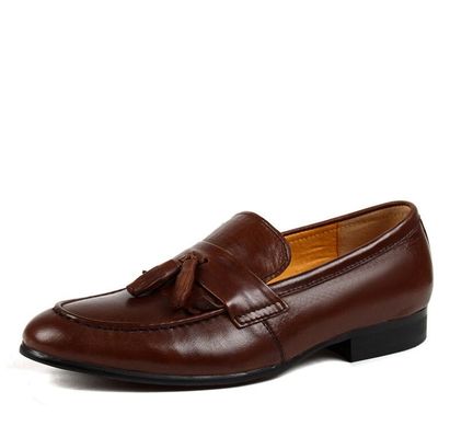 Sapatos masculinos / Sapatos de roupa de couro de camarão OEM