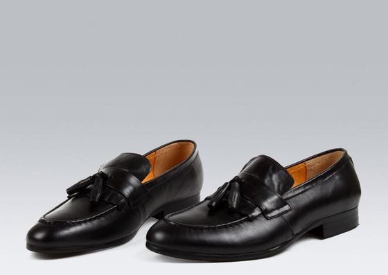 Sapatos masculinos / Sapatos de roupa de couro de camarão OEM