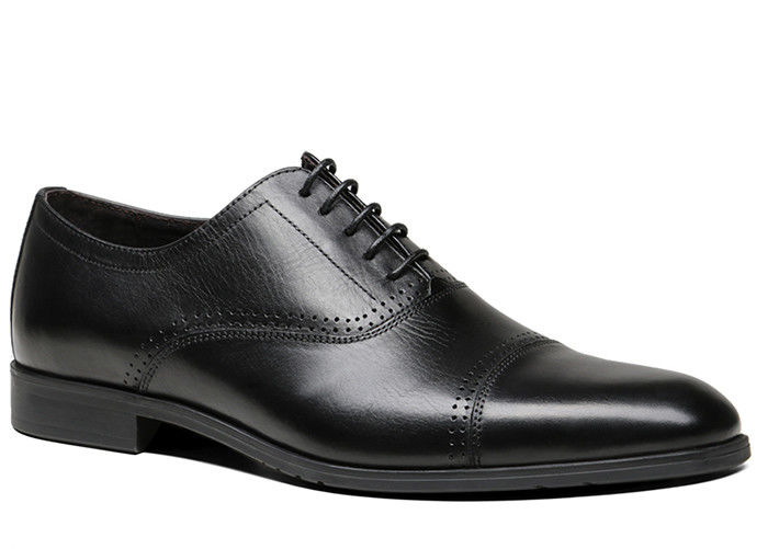 Oxford, calçados de couro masculino de luxo, sapatos de Derby de renda para homens.