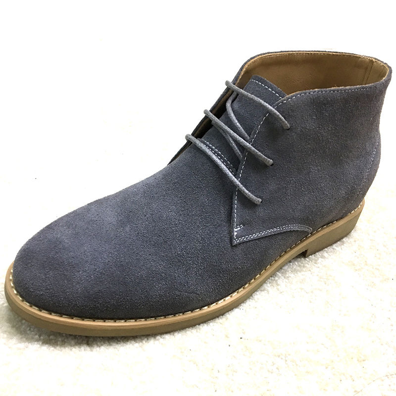 Big Size Italiano Estilo Homem Botas de Deserto Suede, Calcanhar de Inverno Premium Botas de Suede