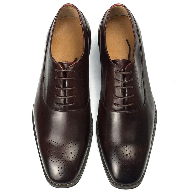 Categoria Brogue Vestido de casamento masculino Sapatos Impressão personalizada Logotipo Loafer Design